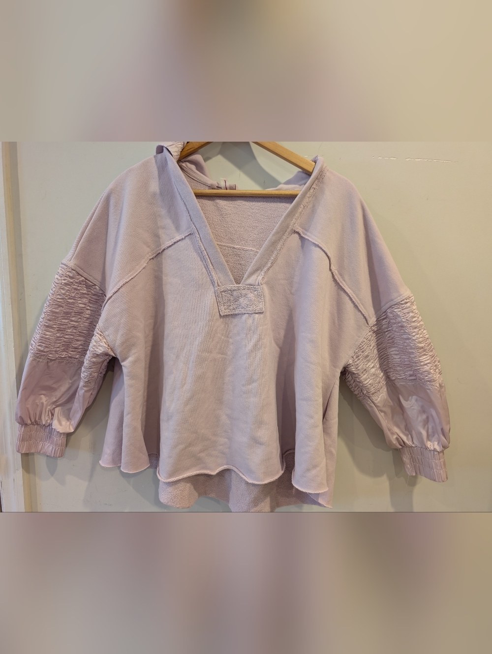 FP Movement Women’s Spin Pullover Sweatshirt Light Purple S Oversized